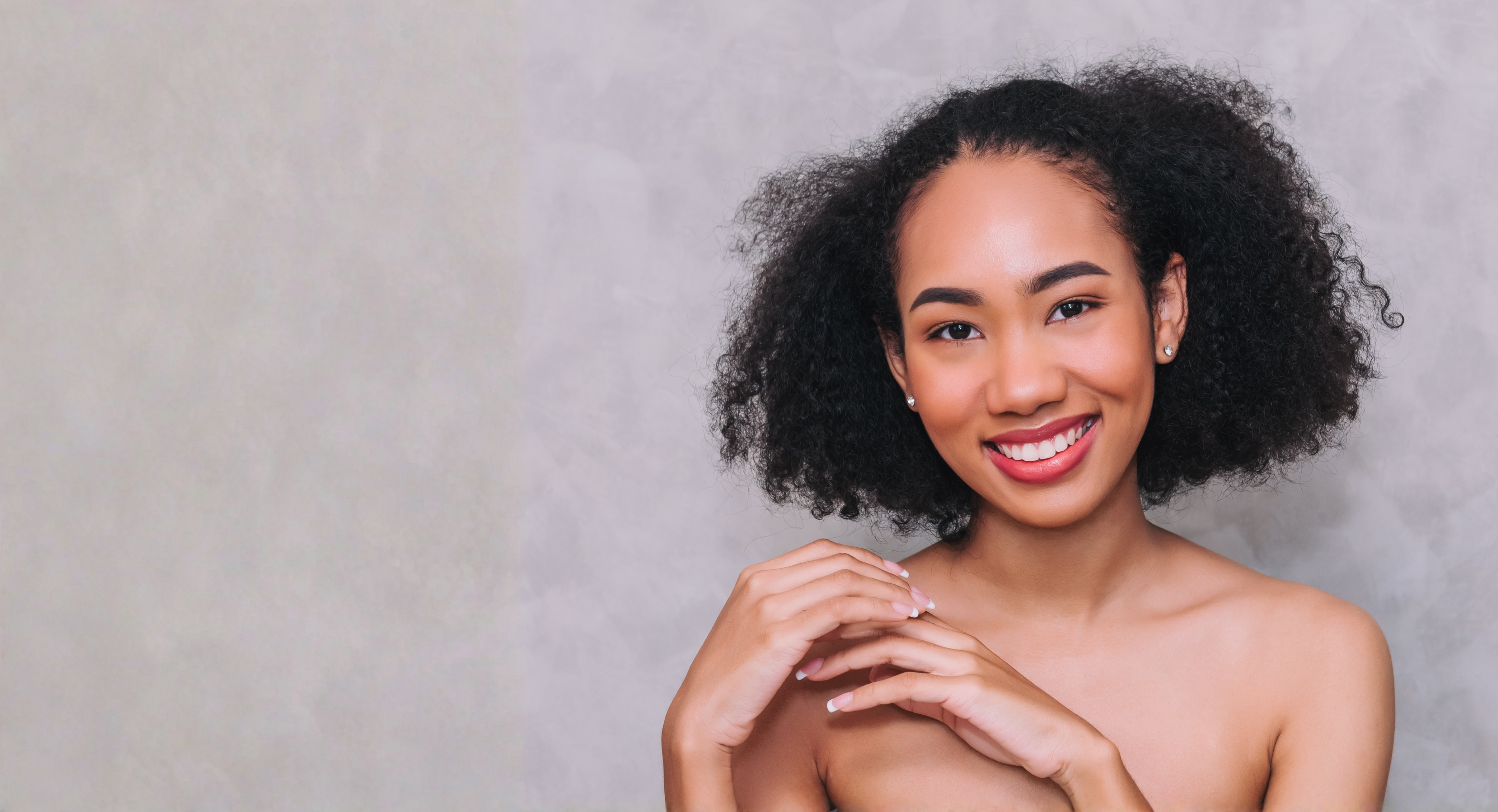 Beautiful confident smile